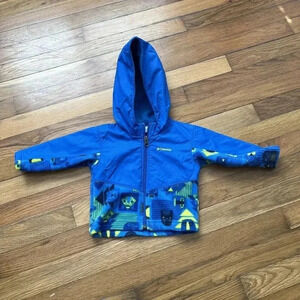 Columbia Blue Kids Jacket with Hood